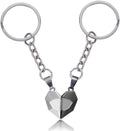 Two Souls Heart Wishing Stone Keychain