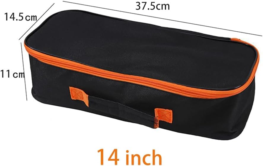 Tool Bag, Waterproof Oxford Bag, Multiple Purpose-Tool Organizers and Storage, Small Metal Tools Bags (Large Portable Zipper Tool Pouch)