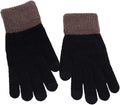 Warm Winter Gloves Fleece Lined Touchscreen Windproof Knit Gloves