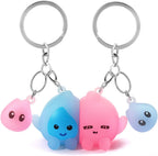 Heart and Star Matching Keychain Set