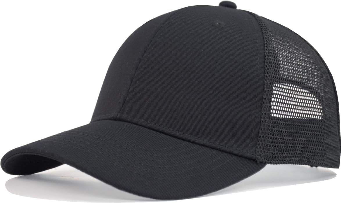 Plain Cotton Adjustable Baseball Hat