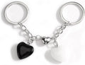 Matching Heart Keychain Set with Magnet
