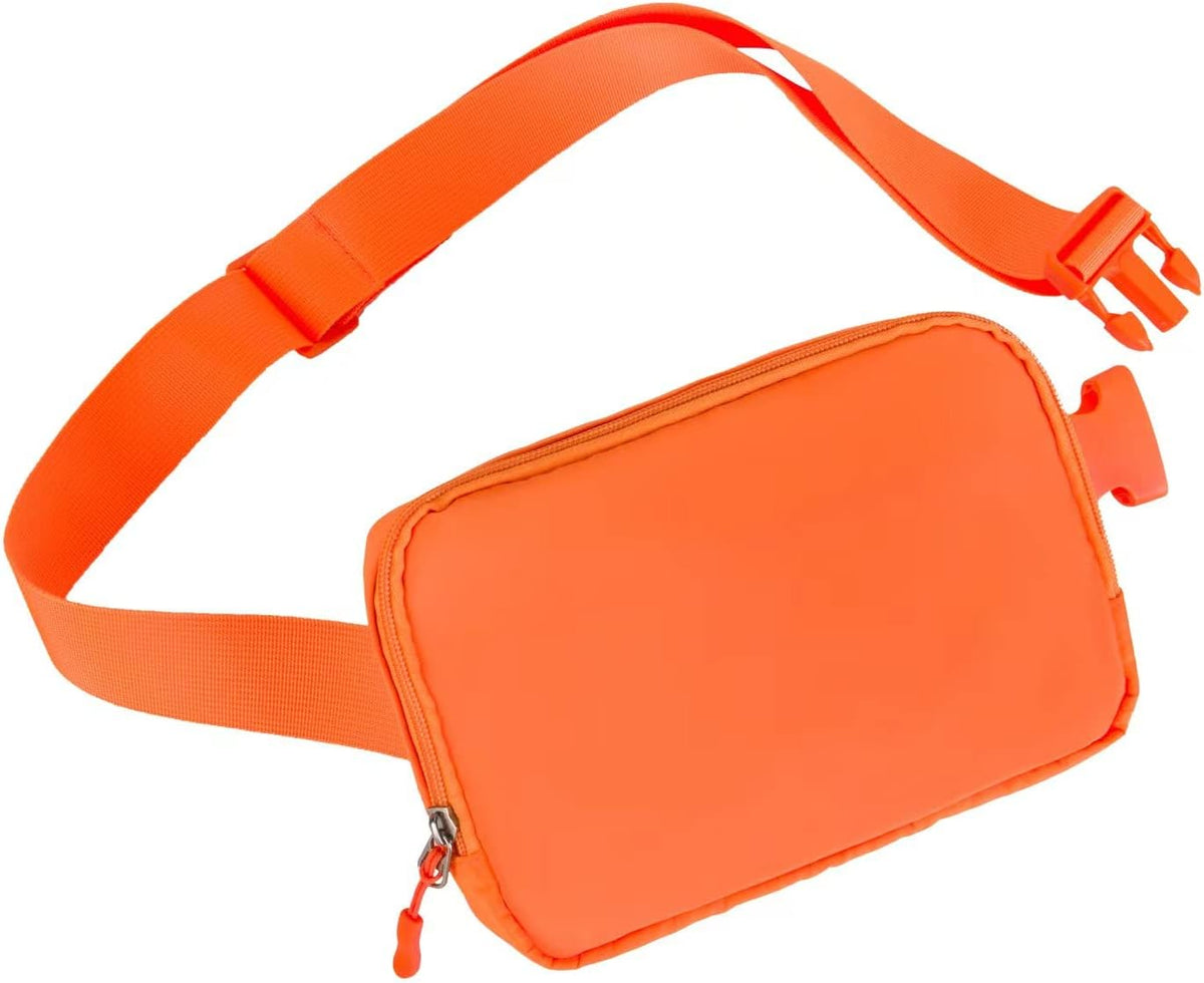 Belt bag Fanny pack crossbody bags for Men Everywhere belt bag (Orange)