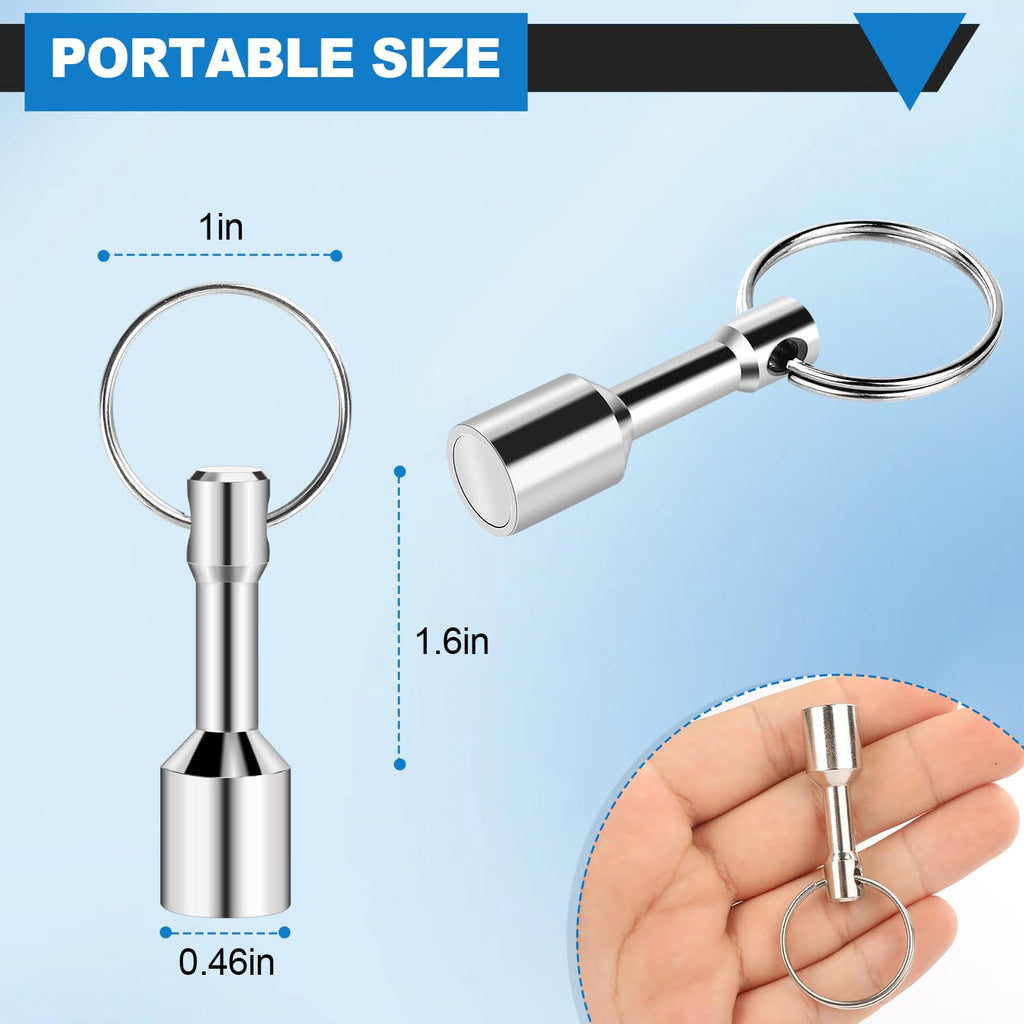 Two-Pack Rare Earth Keychain Magnet for Testing
