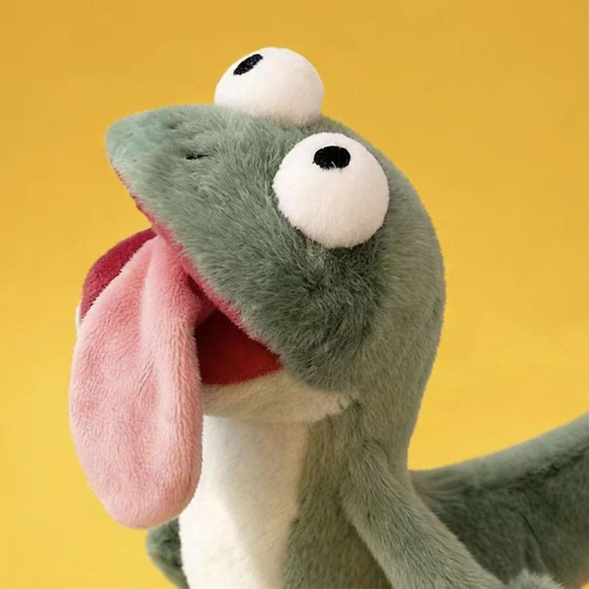 Plush Lizard with Long Magnetic Tongue Keychain