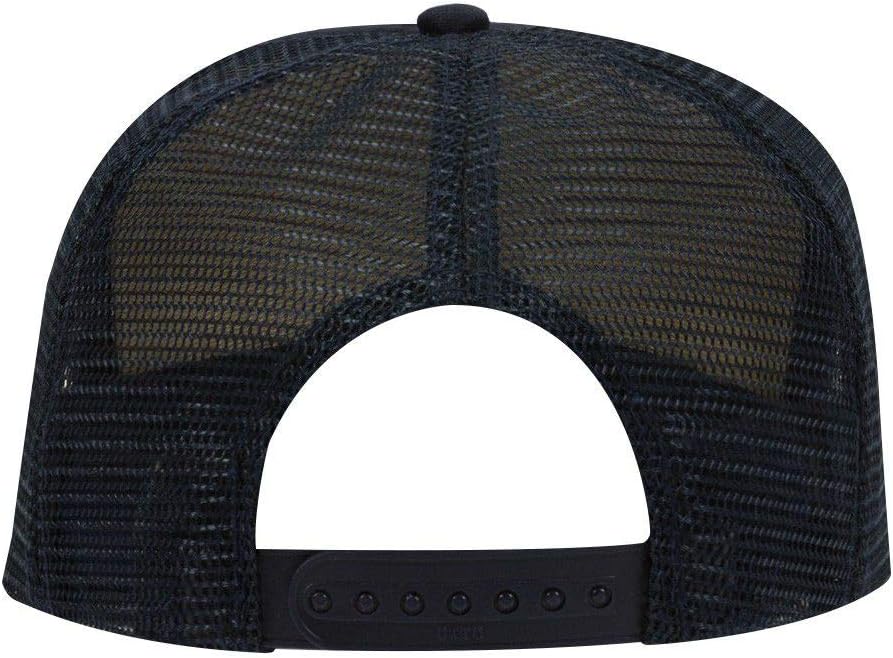 Low-Profile Washed Distressed Mesh Trucker Hat