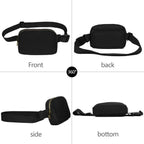 Waist Pack for Running Fanny Pack for Men and Men Gift Crossbody Belt Bag Bum Bag with Adjustable Strap for Sports for Men and Men Black