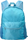 Blue ultralight foldable waterproof hiking backpack