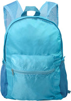 Blue ultralight foldable waterproof hiking backpack