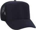 Five-Panel High-Crown Foam Mesh Trucker Hat