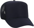 Five-Panel High-Crown Foam Mesh Trucker Hat