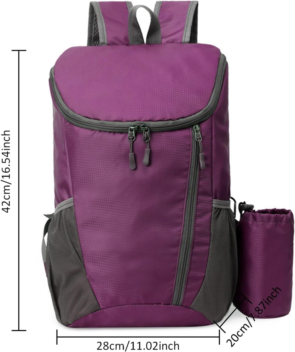 Portable foldable mountaineering backpack