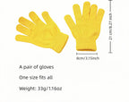 Winter knit gloves