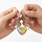 Moon Star Pinky Promise Magnetic Keychain