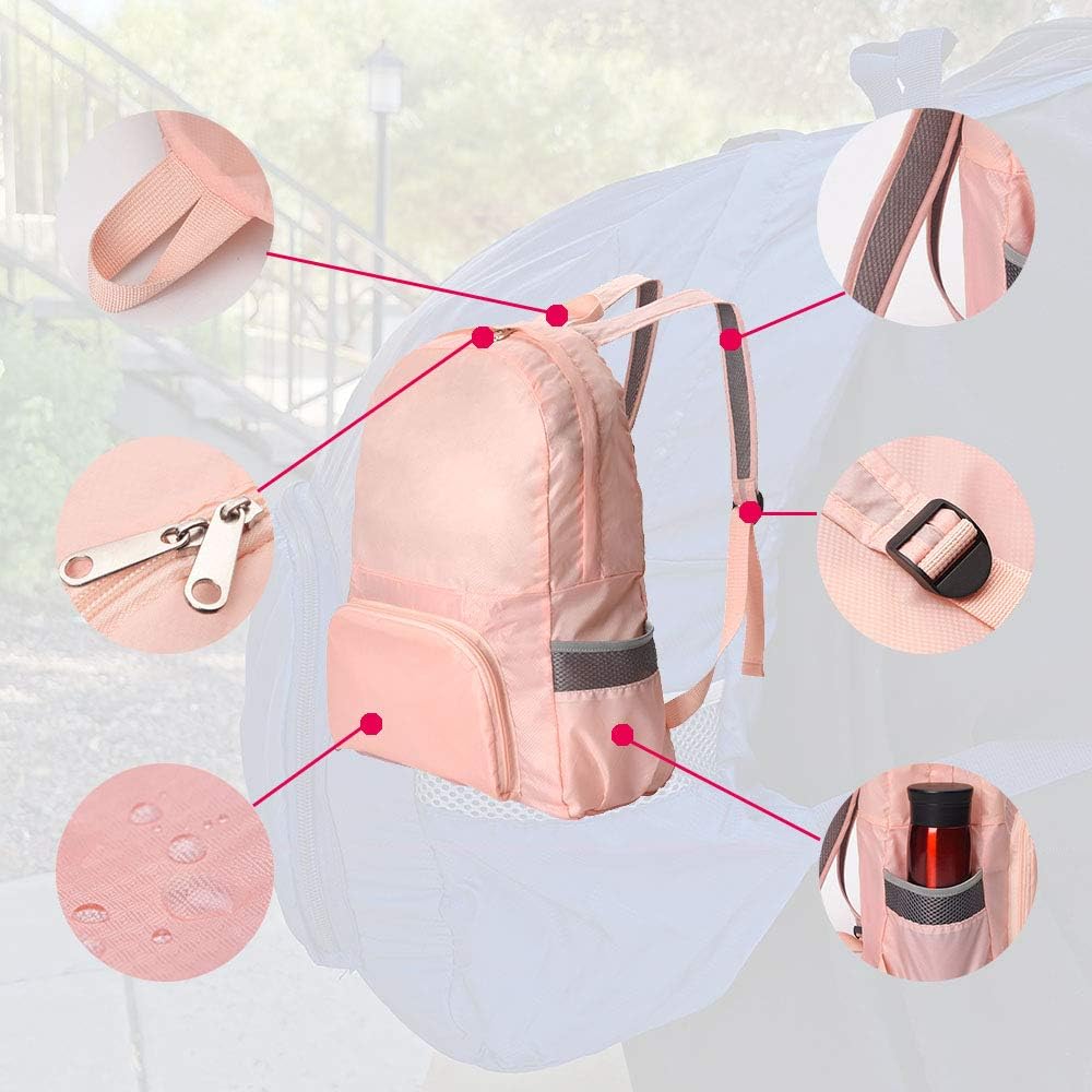 Foldable, lightweight, and durable travel backpack