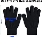 3 Pairs Winter Stretch Knit Gloves for Men and Men