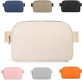 Mini Fanny Pack Creamy Belt Bag for Men and Men, Fashionable Waterproof Waist Pack with Adjustable Strap for Traveling, Hiking, Jogging, Cycling
