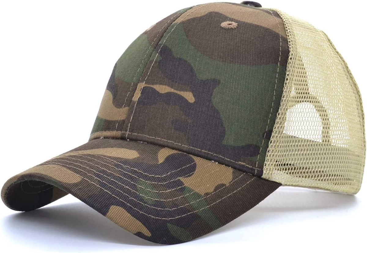 Outdoor Camouflage Mesh Baseball Cap