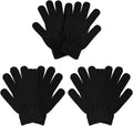 3 Pairs Winter Stretch Knit Gloves for Men and Men