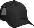 Six-Panel Low-Profile Cotton Blend Mesh Trucker Hat