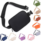 Belt bag Fanny pack crossbody bags for Men Everywhere belt bag (black)