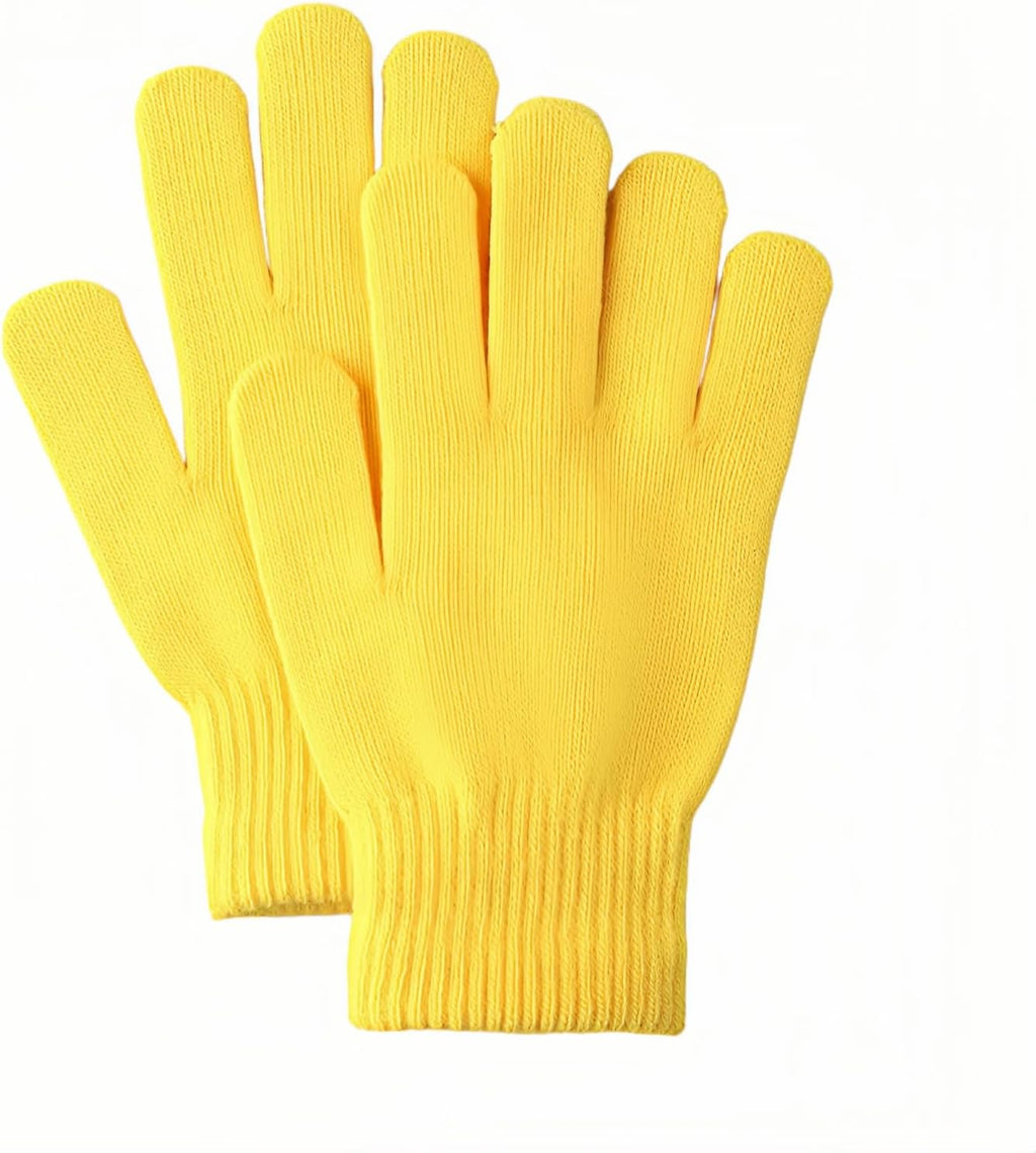 Winter knit gloves